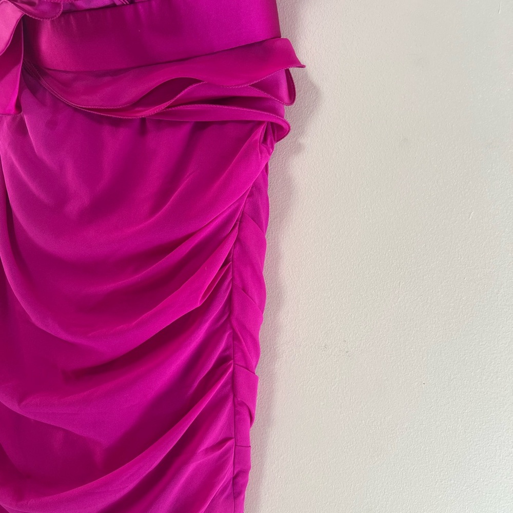 Marchesa Notte Pink Strapless Dress - Picture 8 of 13